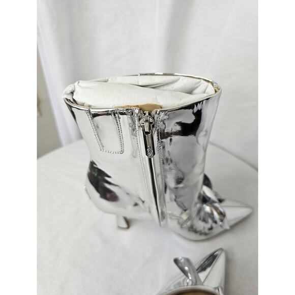 Sam Edelman Women's Esmae2 Silver Bootie Boots Size 7M NWT - Picture 13 of 16